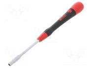 Screwdriver; precision; 6-angles socket; HEX 9/64"; PicoFinish® WIHA