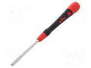 Screwdriver; precision; 6-angles socket; HEX 7/64"; PicoFinish® WIHA