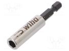 Holders for screwdriver bits; Socket: 1/4"; Overall len: 60mm WIHA