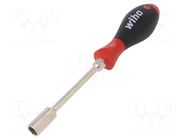 Screwdriver; assisted with a key; 6-angles socket; HEX 7/16" WIHA
