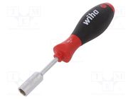 Screwdriver; 6-angles socket; SoftFinish®; Blade length: 65mm WIHA