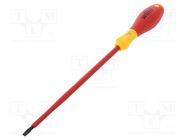 Screwdriver; insulated; slot; 4,5x1,0mm; Blade length: 175mm WIHA