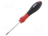 Screwdriver; Pozidriv®; PZ0; SoftFinish®; Blade length: 60mm WIHA