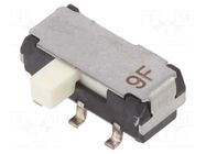 Switch: slide; Pos: 2; DPDT; 0.2A/12VDC; ON-ON; SMT; 8.5x3.5x3.5mm Nidec Copal Electronics