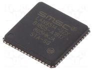 IC: Ethernet controller; 10/100Base-T; Ethernet,USB x4; QFN64 MICROCHIP TECHNOLOGY