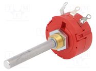 Potentiometer: shaft; single turn; 100Ω; 2W; ±10%; 6mm; wirewound AB Elektronik