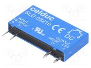 Relay: solid state; Ucntrl: 18÷32VDC; 2.5A; 0÷60VDC; Series: SLD CELDUC
