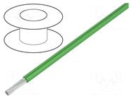 Wire; HookUp Wire; stranded; Cu; 8AWG; PVC; green; 600V; 30.5m; 100ft ALPHA WIRE