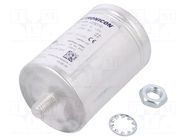 Capacitor: polypropylene; 10uF; 1.2kV; Ø60x85mm; ±10% ELECTRONICON