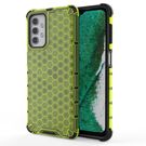 Honeycomb Case armor cover with TPU Bumper for Samsung Galaxy A32 5G green, Hurtel