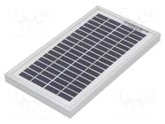 Photovoltaic cell; polycrystalline silicon; 251x140x17mm; 3W CELLEVIA POWER