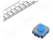 Microswitch TACT; SPST-NO; Pos: 2; 0.05A/32VDC; SMT; none; 4.3mm C&K