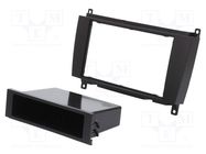 Radio frame; Mercedes; 2 DIN; black ACV