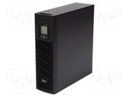 Power supply: UPS; 1.2kW; 1.5kVA; Uin: 173÷265V; 440x410x132mm IPS