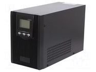 Power supply: UPS; 800W; 1kVA; 230V; IEC C13 x3; 144x246.5x215mm IPS