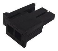 CONNECTOR HOUSING, RCPT, 2POS, 3MM