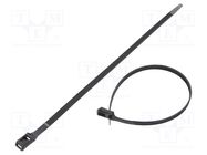 Cable tie; L: 367mm; W: 8.9mm; polyamide; 710N; black; Ømax: 100mm PANDUIT