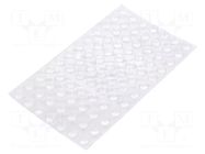 Self-adhesive foot; H: 3.3mm; transparent; polyurethane; Bumpon 3M