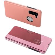 Clear View Case cover for Samsung Galaxy A11 / M11 pink, Hurtel