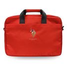 US Polo Assn. bag for a 16&quot; laptop - red, U.S. Polo Assn.
