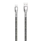 Dudao USB braided cable - micro USB 5 A 1 m gray (L3PROM gray), Dudao