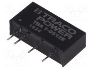 Converter: DC/DC; 1W; Uin: 4.5÷5.5V; Uout: 12VDC; Iout: 84mA; SIP7 TRACO POWER