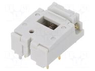 Switch: keypad; Pos: 2; SPDT; 0.01A/24VDC; white; Leads: for PCB C&K