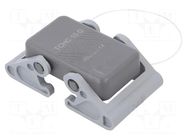 Protection cover; size 57.27; with double latch; IP65,IP66,IP69 ILME