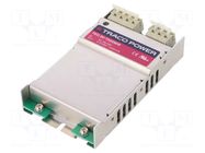 Converter: DC/DC; 20W; Uin: 43÷160VDC; Uout: 12VDC; Uout2: -12VDC TRACO POWER