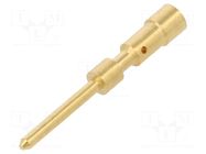 Contact; male; 1mm; 0.14÷1mm2; crimped; for cable HUMMEL