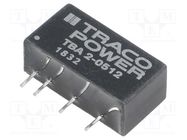 Converter: DC/DC; 2W; Uin: 4.5÷5.5V; Uout: 12VDC; Iout: 165mA; SIP7 TRACO POWER