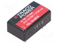 Converter: DC/DC; 10W; Uin: 36÷75VDC; Uout: 3.3VDC; Iout: 2700mA TRACO POWER