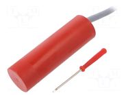 Sensor: capacitive; Range: 4÷12mm; 24VAC; OUT: SPDT; Usup: 24VDC CARLO GAVAZZI