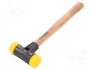 Hammer; assembly,workshop; 290mm; W: 87mm; 290g; 30mm; round WIHA