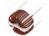 Inductor: wire; THT; 1mH; 20mΩ; 250VAC; -25÷120°C; SC; 10A KEMET