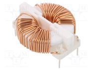 Inductor: wire; THT; 1mH; 80mΩ; 250VAC; -25÷120°C; SC; 3A KEMET