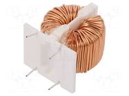 Inductor: wire; THT; 500uH; 7mΩ; SC; 250VAC; 18A; -25÷120°C KEMET