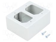 Enclosure: specialist; X: 55mm; Y: 68mm; Z: 32mm; ABS; grey MASZCZYK