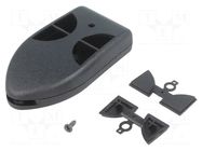 Enclosure: for remote controller; X: 38mm; Y: 72mm; Z: 15mm; ABS MASZCZYK