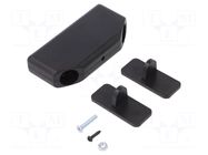 Enclosure: for alarms; X: 35mm; Y: 72mm; Z: 15mm; ABS; black MASZCZYK