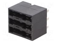 Fuse holder; PCB; 15A; thermoplastic; UL94V-0; black; 482 LITTELFUSE