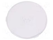 Sublens; round; polycarbonate; for reflectors; LEDIL; H: 3.4mm LEDIL