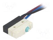 Microswitch SNAP ACTION; 3A/250VAC; without lever; SPDT; ON-(ON) Marquardt