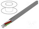 Wire; Alpha Essential C&C; 1x2x22AWG; shielded,Al-PET foil; PVC ALPHA WIRE