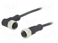 Cable: for sensors/automation; PIN: 5; with metal nut; plug; 60V AMPHENOL LTW
