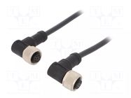 Cable: for sensors/automation; PIN: 8; with metal nut; plug; 30V AMPHENOL LTW