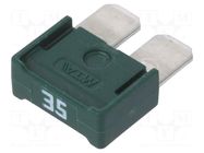 Fuse: fuse; 35A; 32VDC; automotive; 16.2mm MTA