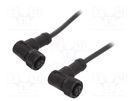 Cable: for sensors/automation; PIN: 5; M12-M12; B code-Profibus AMPHENOL LTW