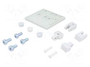 Hinge; polystyrene; for enclosures; PK RITTAL