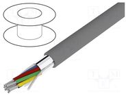 Wire; Alpha Essential C&C; 8x24AWG; shielded,Al-PET foil; PVC ALPHA WIRE